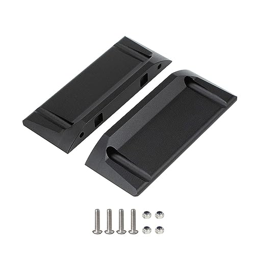 AMK Aluminum Alloy SCX10 II Rock Slider 1/10 Scale RC Crawler Side Pedal Steps for Axial SCX10 Upgrades Element Enduro(Side Plate) - color: Side Plate