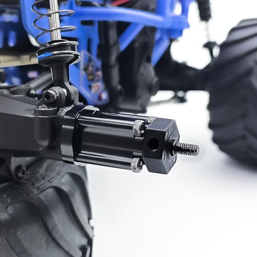 Aluminum 7075 Rear Hubs Axle Mount Set 0 Degree Rear Axle Mount Lockout for LOSI 1/18 Mini LMT 4X4 Brushed Monster Truck RTR Upgrade Parts