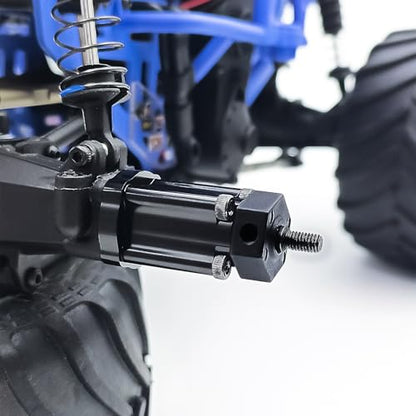Aluminum 7075 Rear Hubs Axle Mount Set 0 Degree Rear Axle Mount Lockout for LOSI 1/18 Mini LMT 4X4 Brushed Monster Truck RTR Upgrade Parts