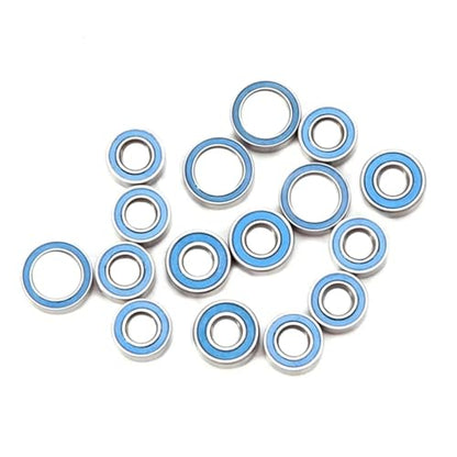 for Tamiya for TT02 TT02D 1/10 RC Car Upgrades Parts Accessories 16PCS Rubber Sealed Ball Bearing Kit RC Car Repair Kit