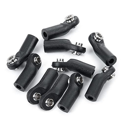 Plastic Link Rod End M4 Ball Joint Head, CW #C | Upgrades, For 1/10 Axial SCX10 TRX-4 D90, RC Car Truck Buggy Crawler - color: Cw #C
