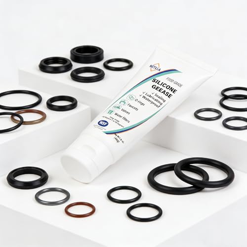 Silicone Grease 3.2oz–Dielectric for O-Rings & Electrical Connectors | NSF certified. High-temp & insulating. Non-drip. For spark plugs, auto & marine. Protects against moisture & corrosion