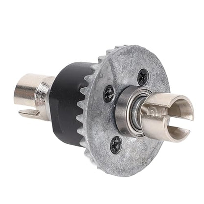 RC Car Differential Gear, RC Parts for 124008 | High Strength Iron Zinc Alloy,Stable Steering Control Differential Diff Gear ,Enhanced Driving Experience