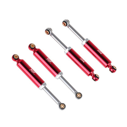 KYX Racing Aluminum Suspension Shock Absorber Inner Spring Shock 52mm Upgrades Parts Accessories for 1/24 RC Crawler Car Axial AX24 (4pcs), Red