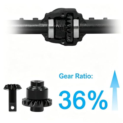 Differential Bevel Gear Set for Redcat Ascent-32 1/32 RC Car | Differential Bevel Gear Set Steel Bevel Gear - color: 10-20t