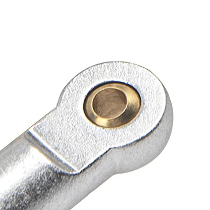 10Pcs ShareGoo M3 Tie Rod End Ball Head Holder Link 3mm Thread Ball Joint Compatible with Tamiya Redcat HSP Traxxas Axial SCX10 1/10 RC Car Truck Boat DIY Robot Airplane,L22mm (Silver)