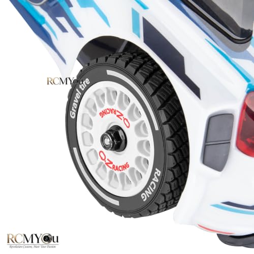 RC Highway Wheels and Tires Set w/Plastic Wheels Rim for 1/14 M-J-X14301 14302 14303 14304 RC Car,RC Tire Highway Tires Soft Tire,(4PCS) RC Vehicle Wheel,Scale On/Off Road Wheel,White - color: White(rc Wheels Tires)