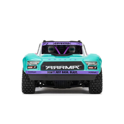 ARRMA Mojave GROM 223S BLX Brushless 4X4 Small Scale Desert Truck RTR with Battery & Charger - Remote Control Car, RC Racing Car 4WD 1/18 On-Road (Teal (ARA2304ST1))
