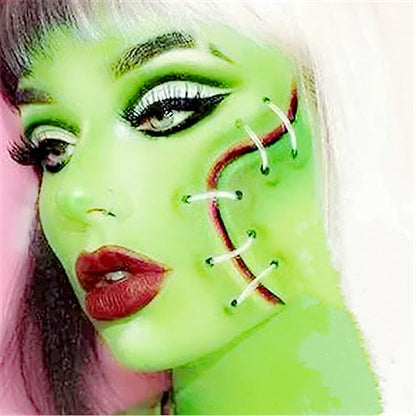 Go Ho Pastel Green Face Body Paint,Pastel Green Makeup Water Based Face Paint and Body Paint for Airbrush Makeup Special FX, Cosplay, and Halloween Make up - color: Pastel Green