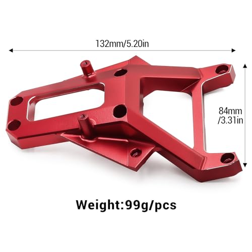 Metal Servo Mount Steering Cover Chassis Brace for TRAXXAS 1/6 XRT 8S 4WD 78086-4 Monster Truck RC Car Upgrade Part #7820 (Black)