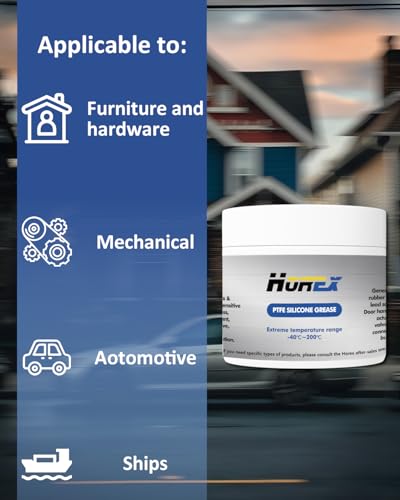 Synthetic Multi-Purpose Grease 1.76 oz General Lubricant for Bearing Worm Gear Plastic Metal NLGI 2 High and Low Temp Lubricating Corrosion Resistant Anti Squeal Machine Marine Industrial