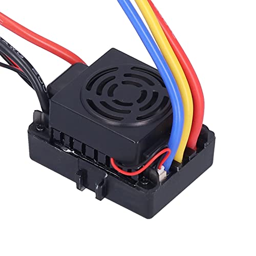 Alomejor 60A RC ESC, Brushless Electronic Speed Controller ESC for 1/10 Remote Control Car