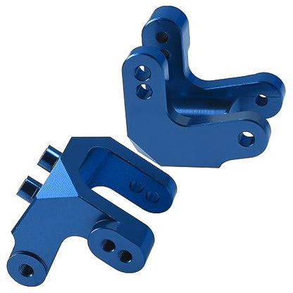 2Pcs Vgoohobby Aluminum Alloy Upper Shock Absorber Mount Bracket Compatible with 1/8 Losi LMT 4WD Solid Axle RC Monster Car (Blue)