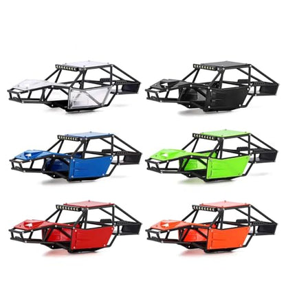 RC Upgrade Parts for TRX4M Upgrade 1/18 RC Crawler Rock Tarantula Nylon for Buggy Body Shell Chassis Kit(Unassembled Green) - size: Unassembled Green