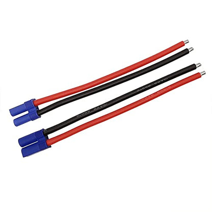 1Pair 10AWG Silicone Wire EC5 Male/Female Connector Pigtail Cable for RC Lipo Battery