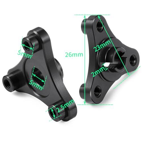 Aluminum Alloy 7075 Slipper Clutch Eliminator, Black | Compatible with Tra-xxas E-Maxx E-Revo Summit T-Maxx 3.3 Revo 3.3 1/10, RC Car, Upgrade Parts - color: Black