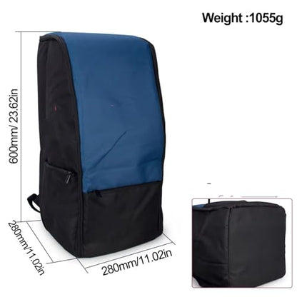 Compatible with Axial for SCX10 90046 90047 for Capra for TRX4 D90 TF2 CC01 1/10 RC Crawler Car Part Storage Bag Outdoor Backpack Large RC Assortment(Blue)