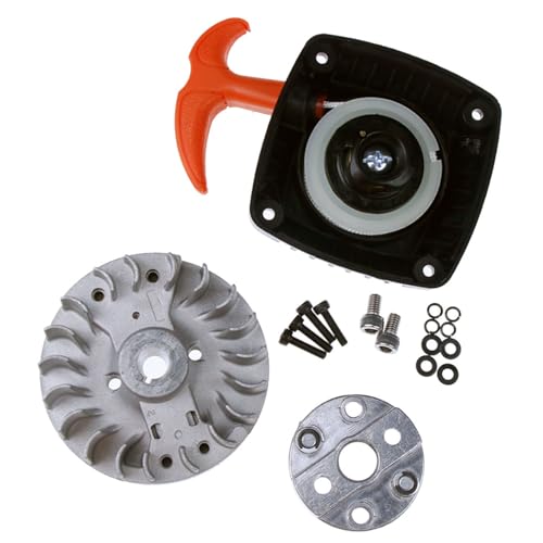 Easy Pull Starter and Flywheel with Claw | for 1/5 HPI ROFUN Rovan KM BAJA 5B 5T 5SC Losi 5ive-T FG GoPed RedCat Rc Car Parts