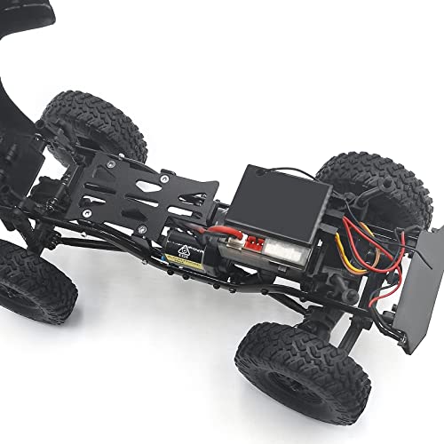 MORLORDY Aluminum Alloy RC Lower Battery Mount Bracket Plate Battery Holder Post for 1/24 RC Crawler Car SCX24 Upgrades Accessories AXI00001 AXI00002 AXI00006 AXI90081 AXI00004