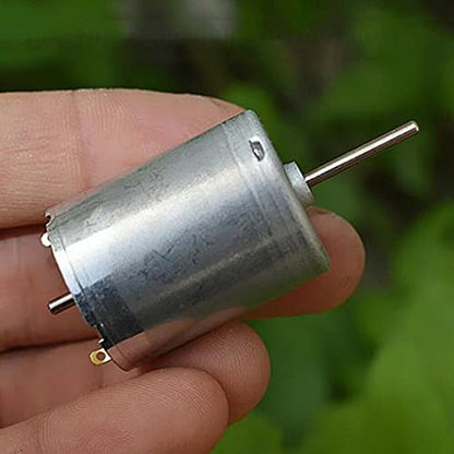 Mini 370-12560 Electric Motor DC 12V-24V 9000RPM Carbon Brush High Torque Durable 24MM Round Motor Car Boat Model Engine