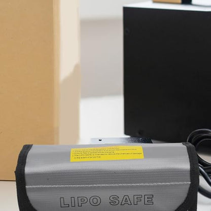 Fireproof Lipo Battery Storage Bag High-Temperature Resistant Reusable Safety Pouch for Rc Drone Batteries and Charging