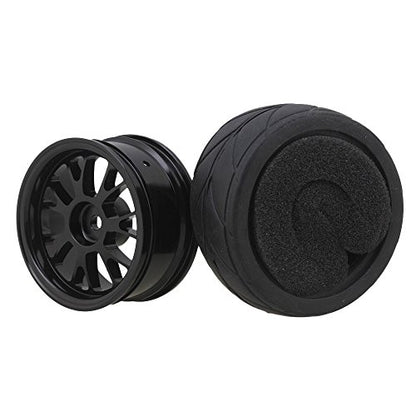 Y Shape Wheel Rim&Tires Replacement for HSP 1:10 On-Road RC Flat Racing Car 20106 Pack of 4