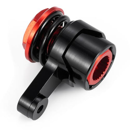 25T Bellcrank Arm Servo Saver for LOSI 1/18 Mini LMT 4WD 1:18th Scale Crawler Car Upgrade Parts (Red) - color: Red
