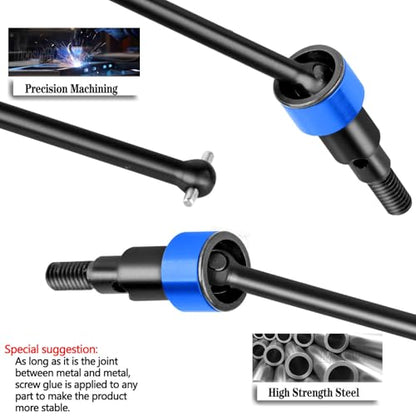 Upgrade Parts for 1/16 Mojave GROM 223S DSC 4X4 RTR,RC Shock& Arms&Drive Shaft CVD&Steering Knuckle Kit&Shock Tower&Adjustable Links&Steering Block&RC Gearbox&Sway Bar Kit,Navy Blue - color: Navy Blue(for 1/16)
