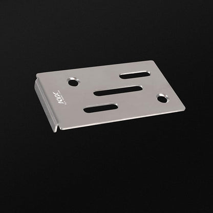KYX Racing Stainless Steel Chassis Protective Plate Skid Plate Guard Upgrades Parts Accessories for 1/10 RC Crawler Car Traxxas F150 Raptor R