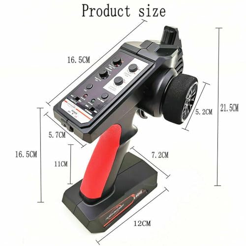 4 Channel Digital Radio Control System 2.4GHz Transmitter+Receiver for RC Cars Boats Parts