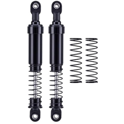 75mm-115mm Big Bore Shocks, RC Crawler Shocks for 1/10 RC Crawler LCG Chassis Gspeed V3 Element Enduro SCX10 TRX4 Gamde R1 Comp Builds DIY (Black 115mm 2pcs) - color: Black 115mm 2pcs