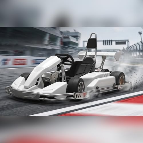JDM-298A 1/10 Scale RC Car DIY Assemble Kit, 2.4GHz Carbon Fiber Chassis RC Drift Kart Model with 3-in-1 ESC, 30000 RPM Brushed Motor for Adults (KIT Basic Version) - color: Kit Basic Version