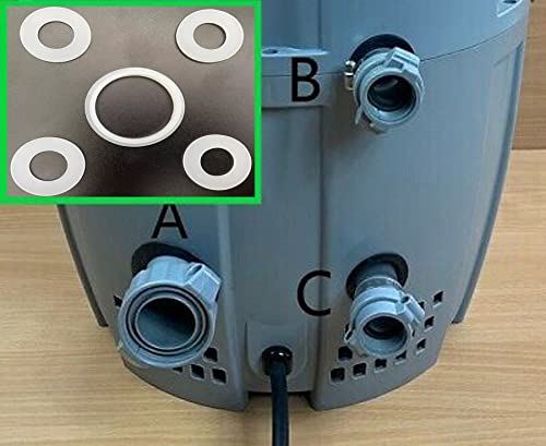 Connector Seals Gaskets Washers Fits for Coleman Lay-Z-Spa, A and B/C - color: 1A4BC O-rings