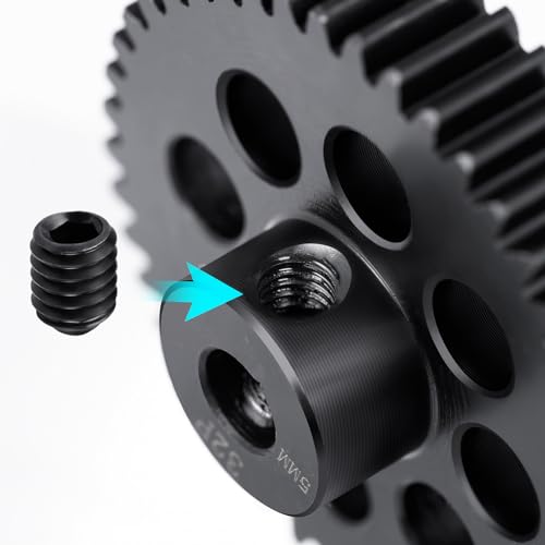 2pcs Pinion Gear 32P 5mm 25T Gear Motor Gears for 1/5 1/6 1/8 1/10 | 1/14 1/16 1/18 RC Buggy Monster Truck Drift Car Off-Road Crawler Parts - size: 25T