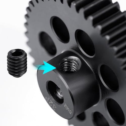 2pcs Pinion Gear 32P 5mm 25T Gear Motor Gears for 1/5 1/6 1/8 1/10 | 1/14 1/16 1/18 RC Buggy Monster Truck Drift Car Off-Road Crawler Parts - size: 25T