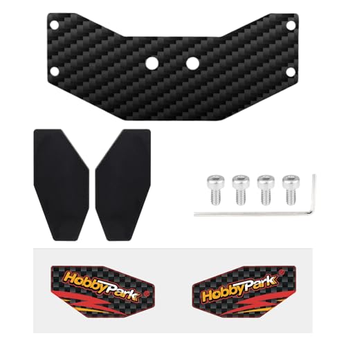 HobbyPark Aluminum & Carbon Fiber Wing Body Spoiler Upgraded for 1/24 Losi Micro-B Buggy Upgrades Parts, High Downforce