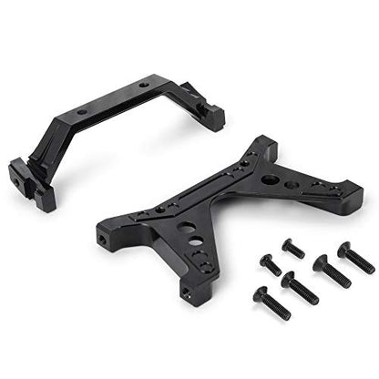 RC Crawler Car Aluminum Front Rear Chassis Brace Mount Frame Rail Brace Bracket for 1/10 Axial SCX10 II 90046 90047 SCX10 Upgrades Parts Accessories