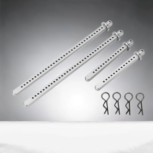 RC Car Body Column Aluminum Alloy Front Rear Extended Mount Post 60mm 120mm for Axial SCX10 90046 1/10 Scale Trucks