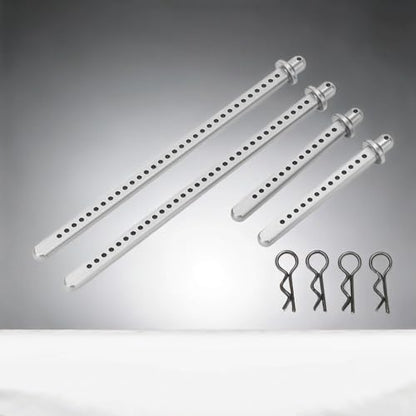 RC Car Body Column Aluminum Alloy Front Rear Extended Mount Post 60mm 120mm for Axial SCX10 90046 1/10 Scale Trucks