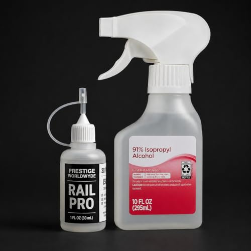 Prestige Rail Pro 3D Printer Oil + lPA Solvent ISO 22, 30ml (1oz + 10oz IPA) - size: 1oz + 10oz IPA