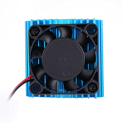Rc 1 16 Heatsink 24Mm Coolg 4×4×4 Universal Cooling Fin Set Heat Sink with Fan for 1 10 Rc Car 4074 4274 1515 Motor, NOENNULLysvqa3ob06
