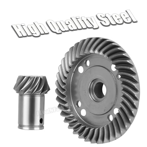Front Rear 39T Main Diff Gear & 12T Main Input Gear Upgrades Part for 1/5 Kraton 8s BLX/Outcast 8s BLX(EXB),RC Steel Metal 39/12T Spiral Front Rear Main Diff Gear Set,#ARA310911+ARA310912