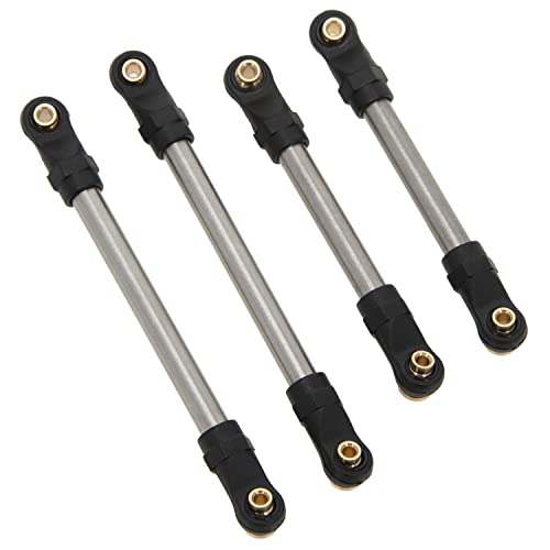 MEUS RACING SCX24 Links High Clearance Chassis Steering Links Set 10pcs 132mm Wheelbase for SCX24 C10 Bronco Wrangler 1/24 RC Crawler Car - size: 132mm