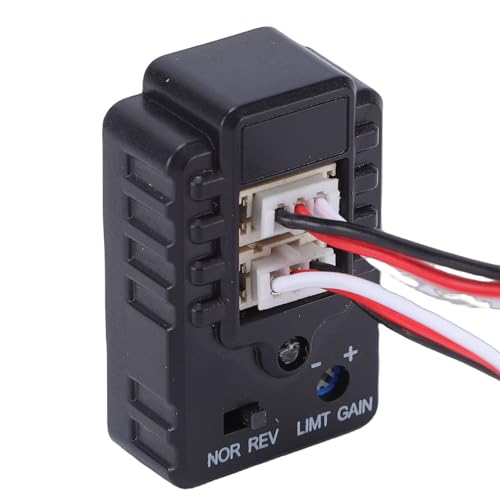 Eujgoov RC Gyroscope Module, 2 Axis ABS Vibration Sensor Drift Stability Controller with Sensitivity Adjustment, for RC Cars Boats FUTABA JR FS