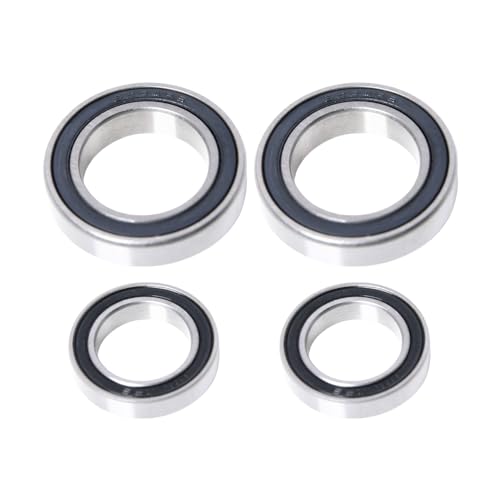 GTBRacing X-Maxx CNC Aluminum 7075 Front Knuckles Rear Wheel Hub Carrier Enlarged Bearing Set for 1/5 RC Car Tra-xxas Xmaxx 6S 8S Upgrade Part (Bearing) - color: Bearing