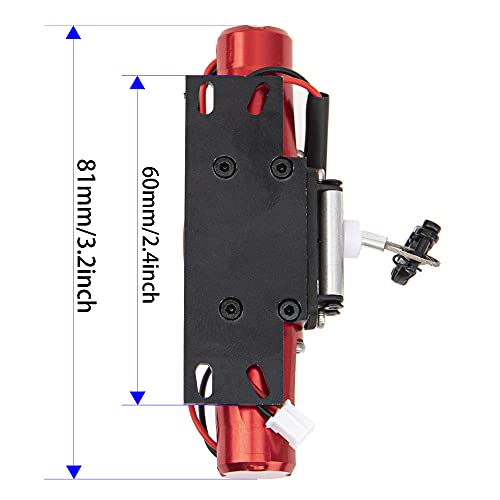 RC Car Winch,Universal Simulation Winch with Dual Motor Compatible with Traxxas TRX4 Axial SCX10 90046 D90 1/10 Scale RC Crawler Car