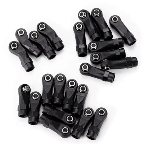 RC Modifications Spare Compatible with TRX-4 1/10 RC Car Upgrade Parts 22 Pcs/Set Special Material Straight Link Rod Ball Ends Head Kit