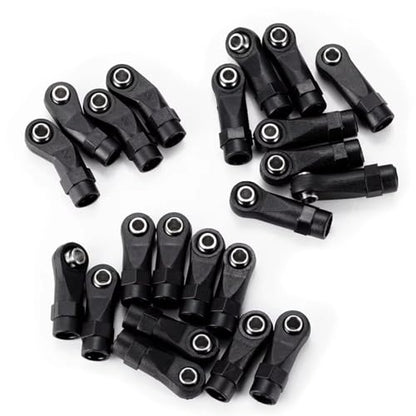 RC Modifications Spare Compatible with TRX-4 1/10 RC Car Upgrade Parts 22 Pcs/Set Special Material Straight Link Rod Ball Ends Head Kit