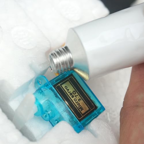 Foam Glue for RC Airplanes & Models - 40ml Quick Dry Model Glue for EPP EPO Foam, Balsa & Carbon Fiber - Strong Flexible Adhesive DIY Crafts and Repair Use