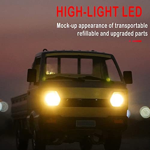 1/10 Scale Rear Drive RC Truck, All Terrain Remote Control Pickup